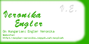 veronika engler business card